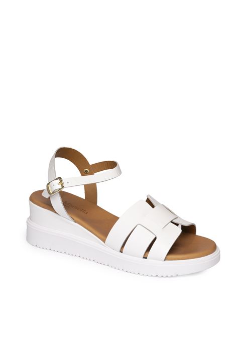 White leather sandal YUNA MARSELLA | FZ318VIT-BIANCO